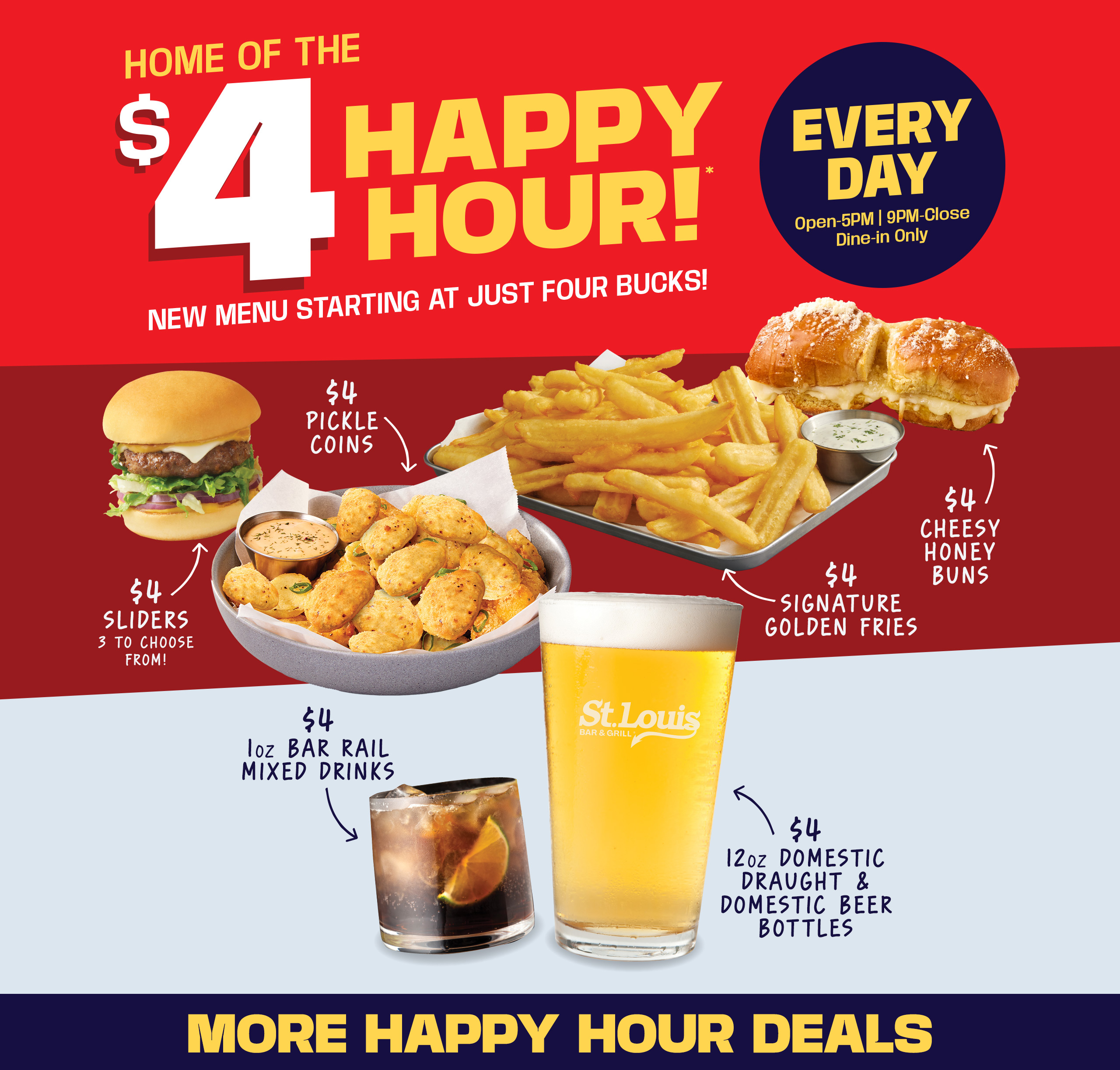 HH_LandingPage_ATL_Apr9_01 $4 Happy Hour Deals | Every Day | Open-5pm & 9pm-close | Dine-in Only