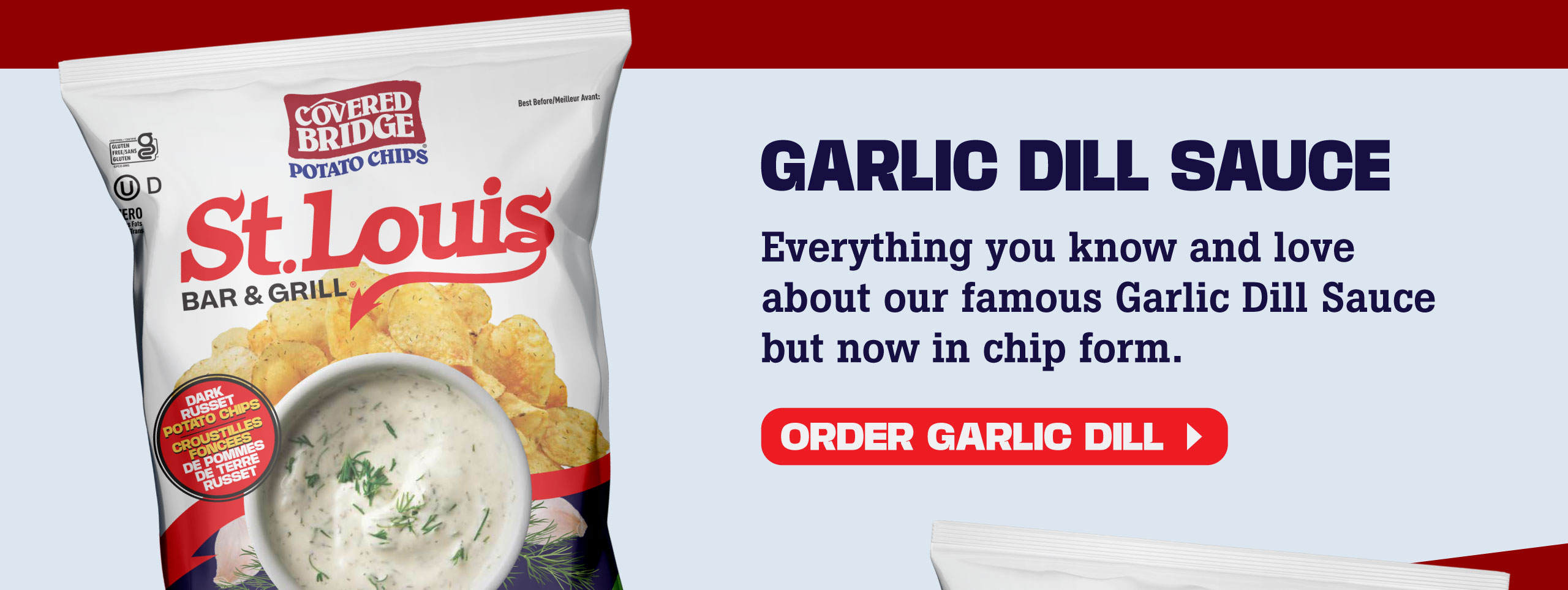 St. Louis Bar and Grill | Garlic Dill Sauce | Order Garlic Dill Chips