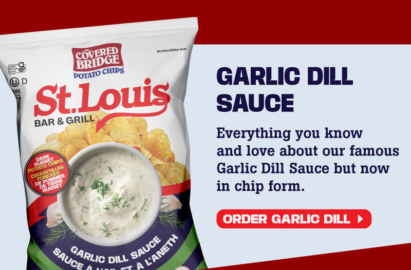 St. Louis Bar and Grill | Garlic Dill Sauce | Order Garlic Dill Chips